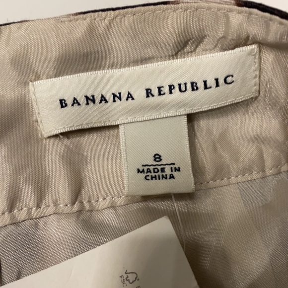 💥💥 SOLD 💥💥 BNWT Banana Republic lined animal print skirt size 8 - Picture 3 of 7